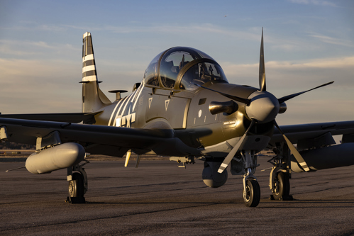 A-29 Super Tucano AFSOC on runway